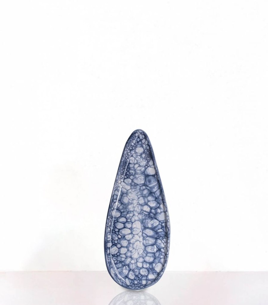 Deco & Linge De Maison Jamini | Plat Ceramique Bleu