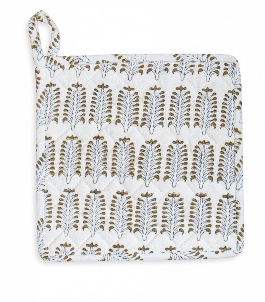 Linge De Table Jamini | Dessous De Plat Indien Bootie Olive