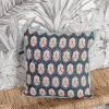 Deco & Linge De Maison Jamini | Housse De Coussin Carree Pranjal Vert Pin