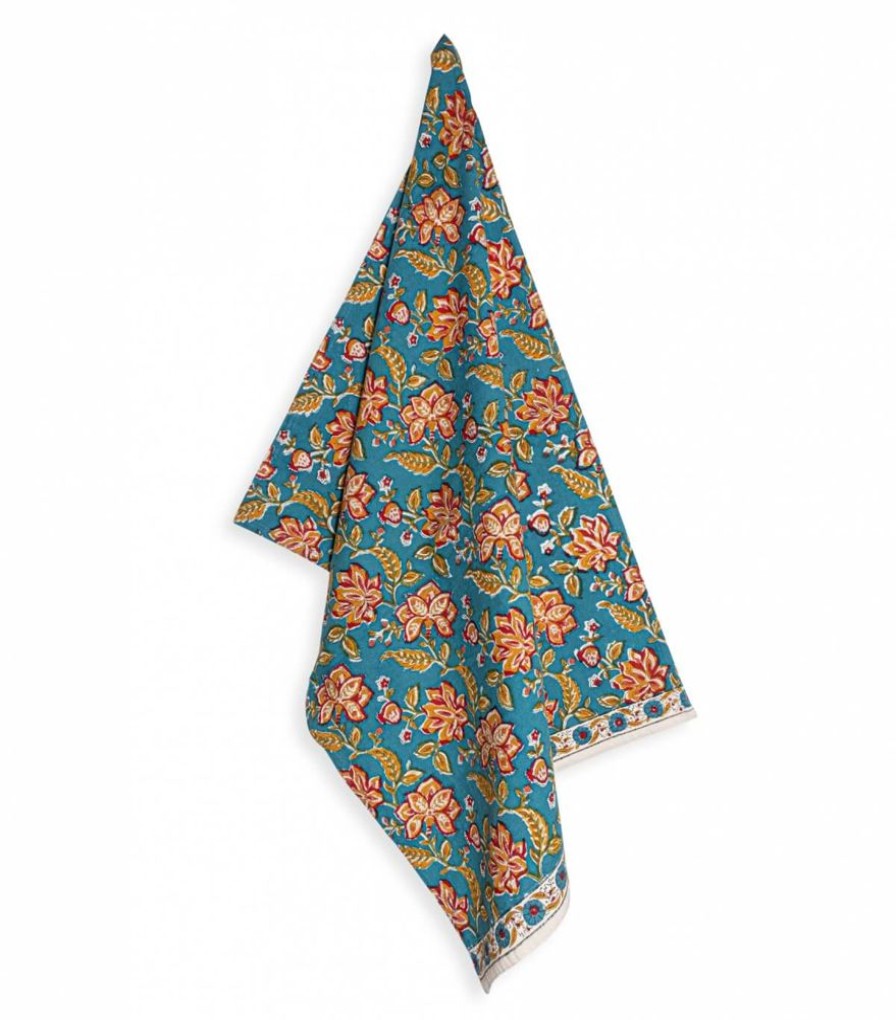 Linge De Table Jamini | Rang Bleu Torchon En Coton