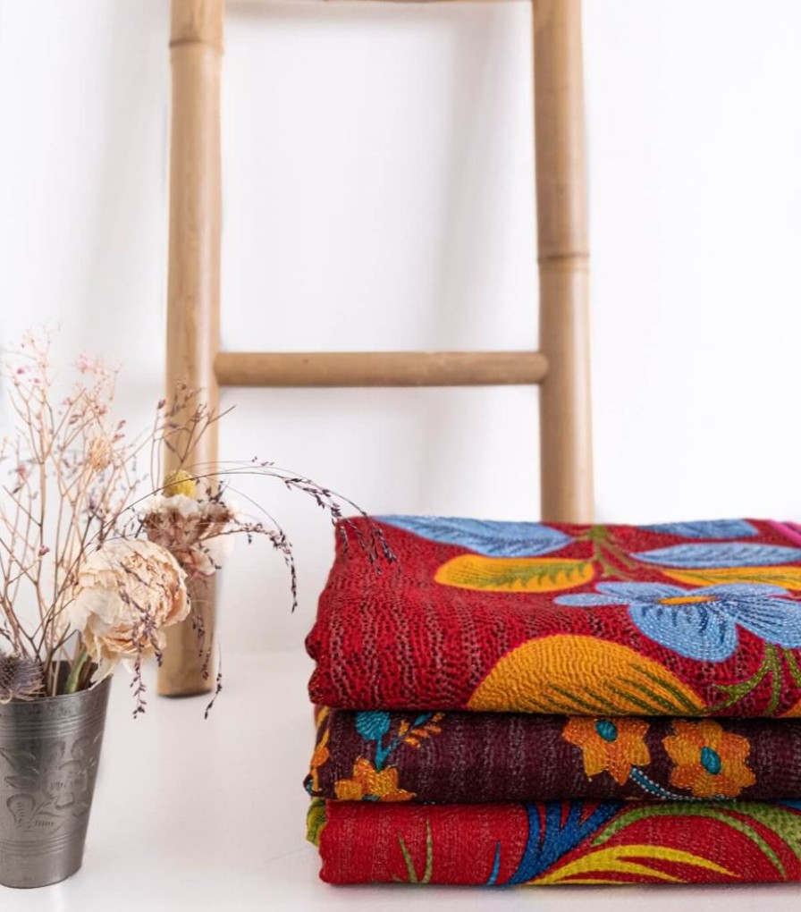 Deco & Linge De Maison Jamini | Plaid En Kantha