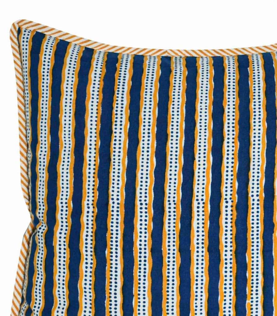 Deco & Linge De Maison Jamini | Taie D'Oreiller Stripe Bronze