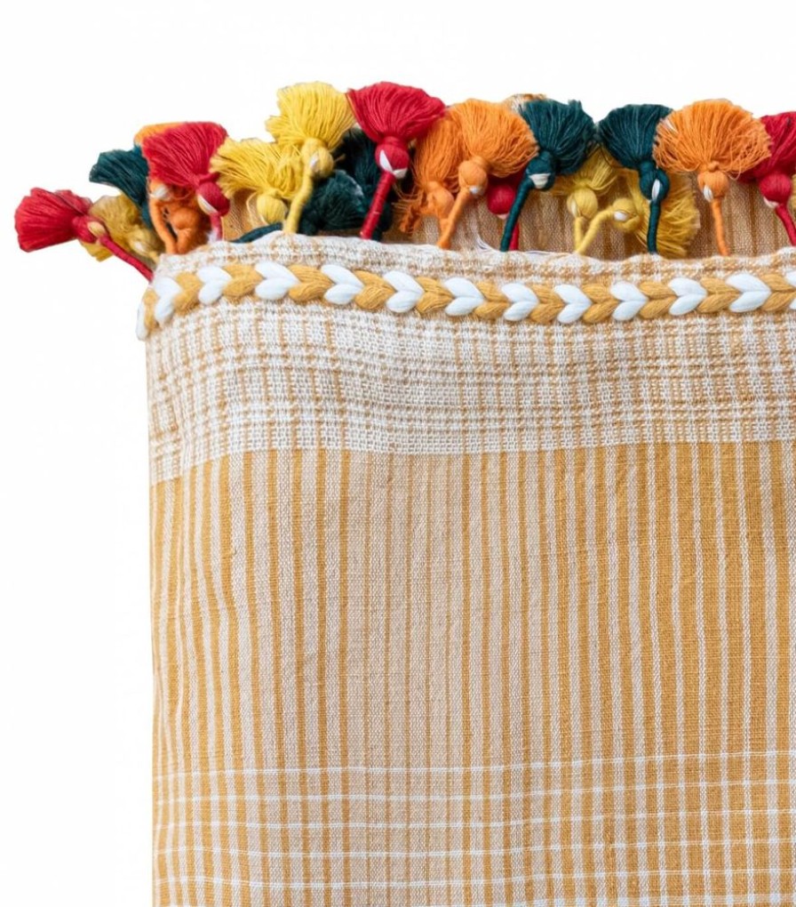 Deco & Linge De Maison Jamini | Rideau Jaune Moutarde Jali