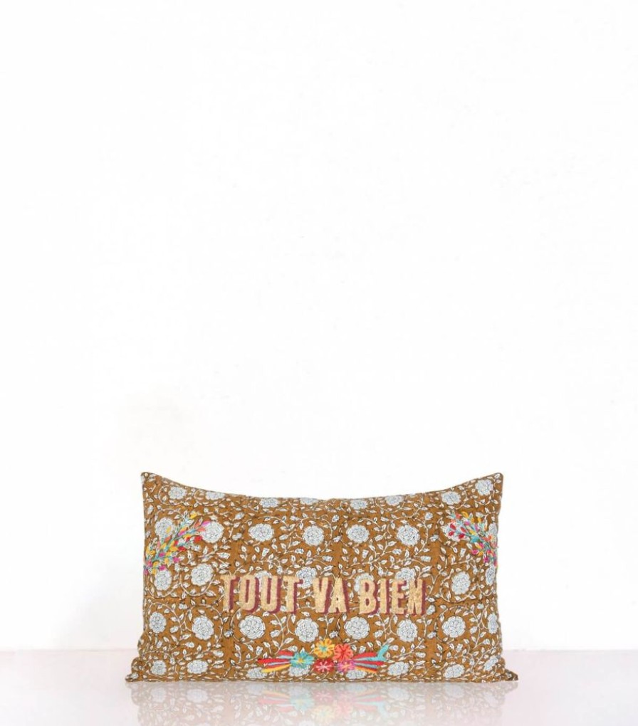 Deco & Linge De Maison Jamini | Housse De Coussin Bana Tvb Bronze
