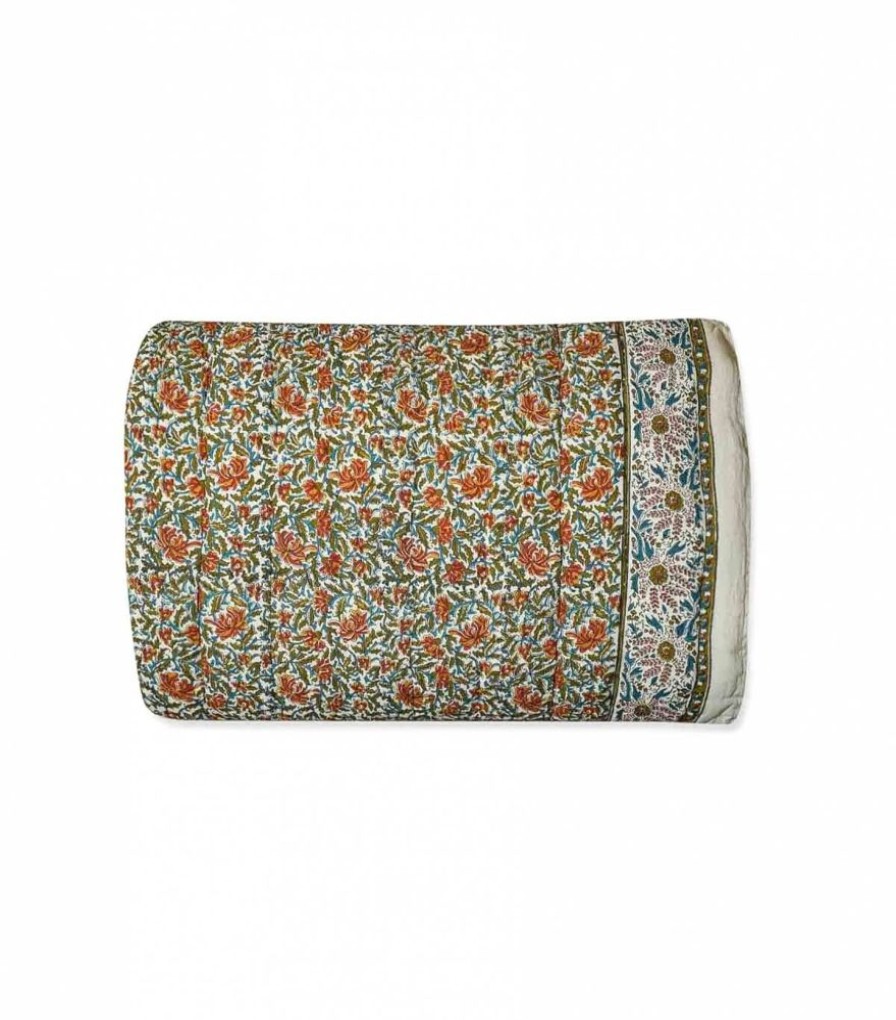 Deco & Linge De Maison Jamini | Couette Imprimee Reema Olive
