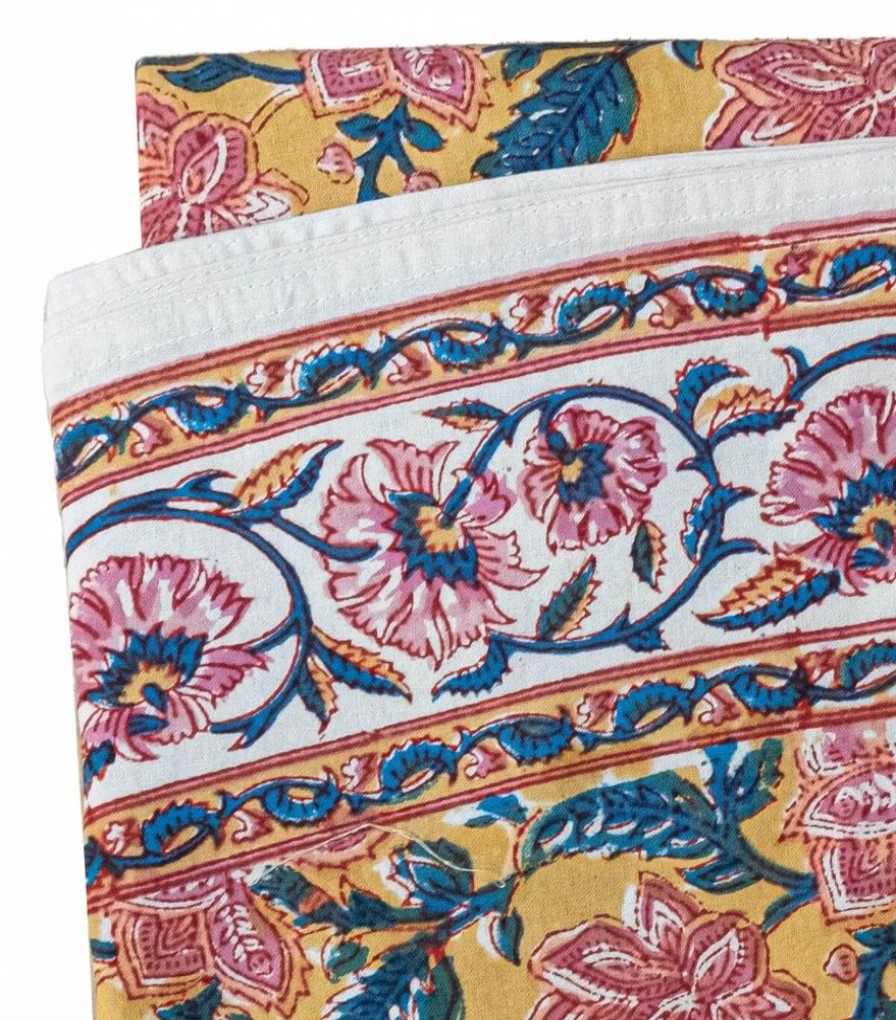 Linge De Table Jamini | Nappe Fleurie Rang