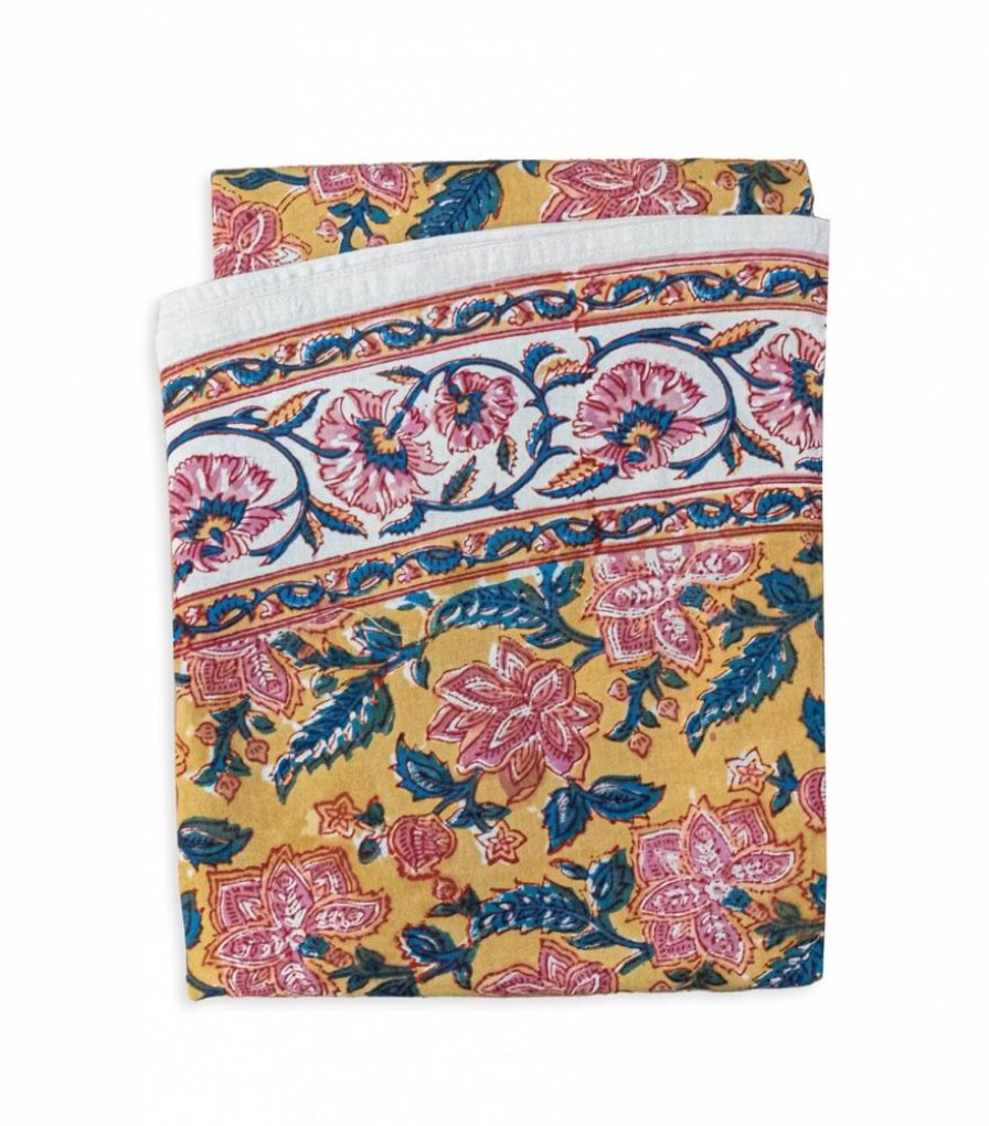Linge De Table Jamini | Nappe Fleurie Rang