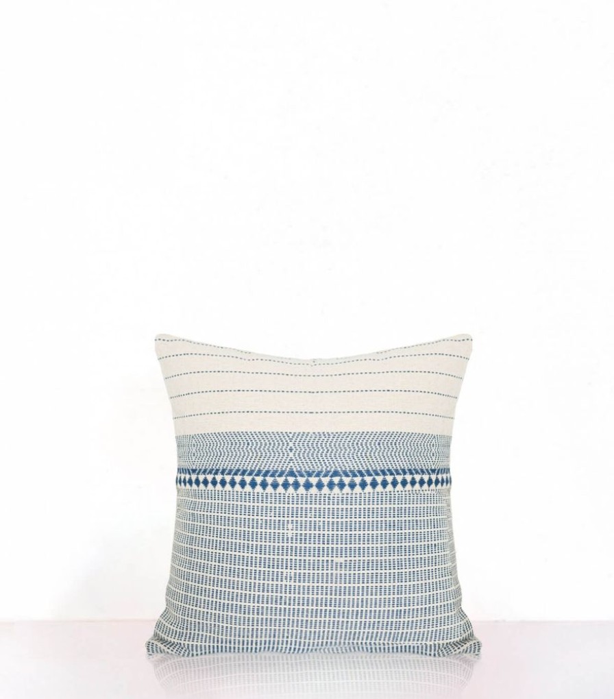 Deco & Linge De Maison Jamini | Housse De Coussin Adom Bleu