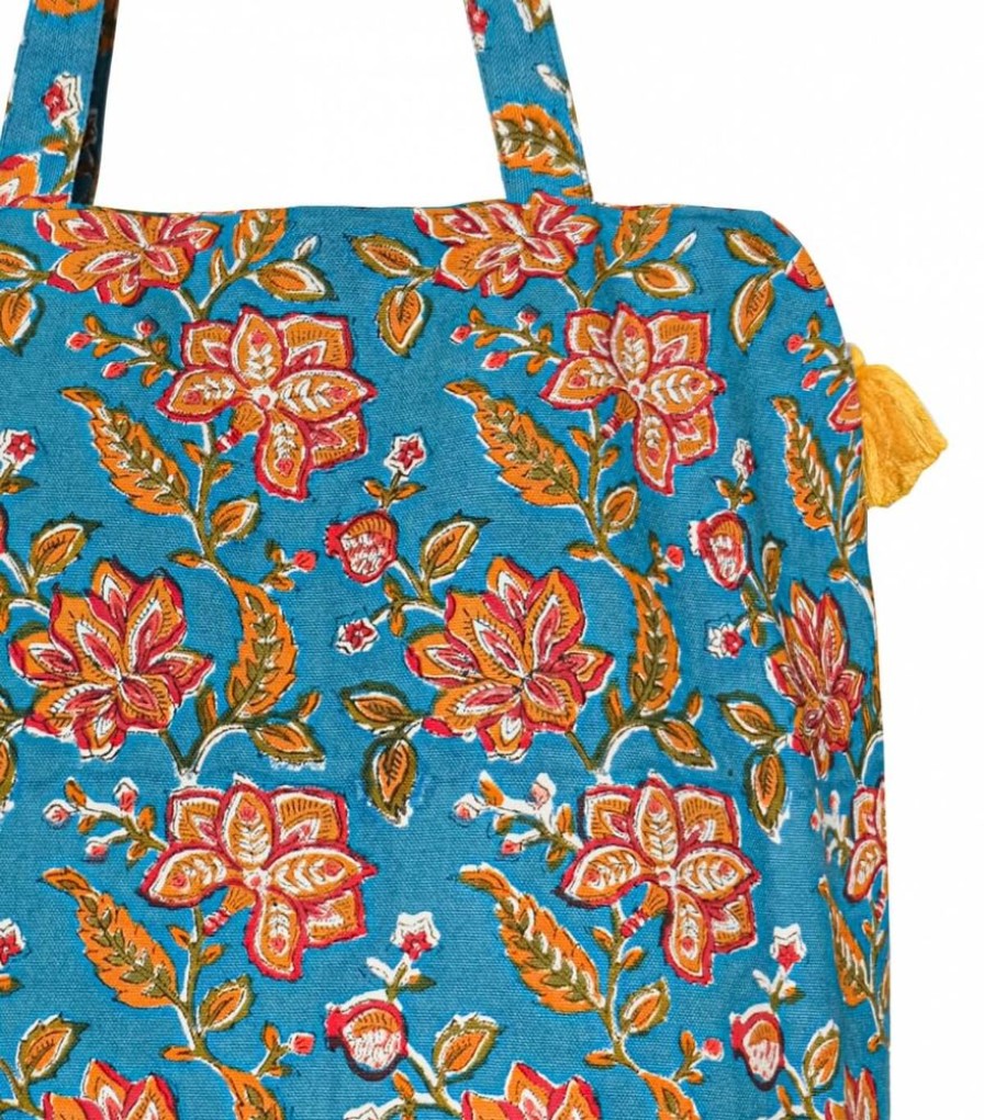 Sacs & Pochettes Jamini | Tote Bag Zippe Rang Bleu