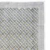 Deco & Linge De Maison Jamini | Tapis Graphique Pahal Kaki Et Bleu Nuit