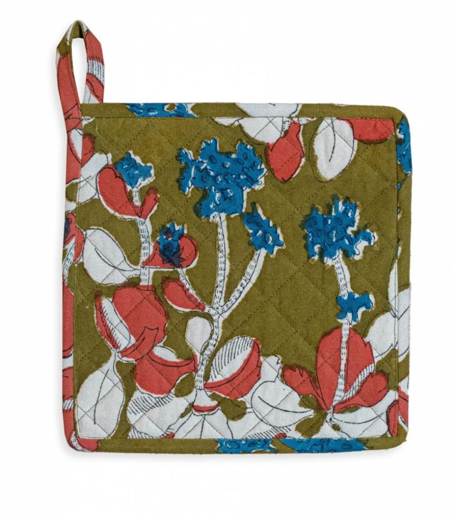 Linge De Table Jamini | Dessous De Plat Iris Olive