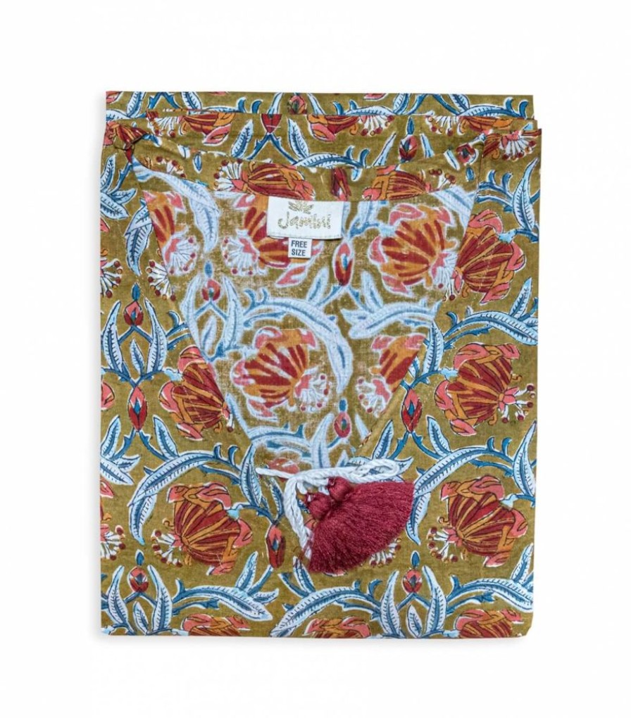 Mode Jamini | Kaftan De Plage Jaipur Olive
