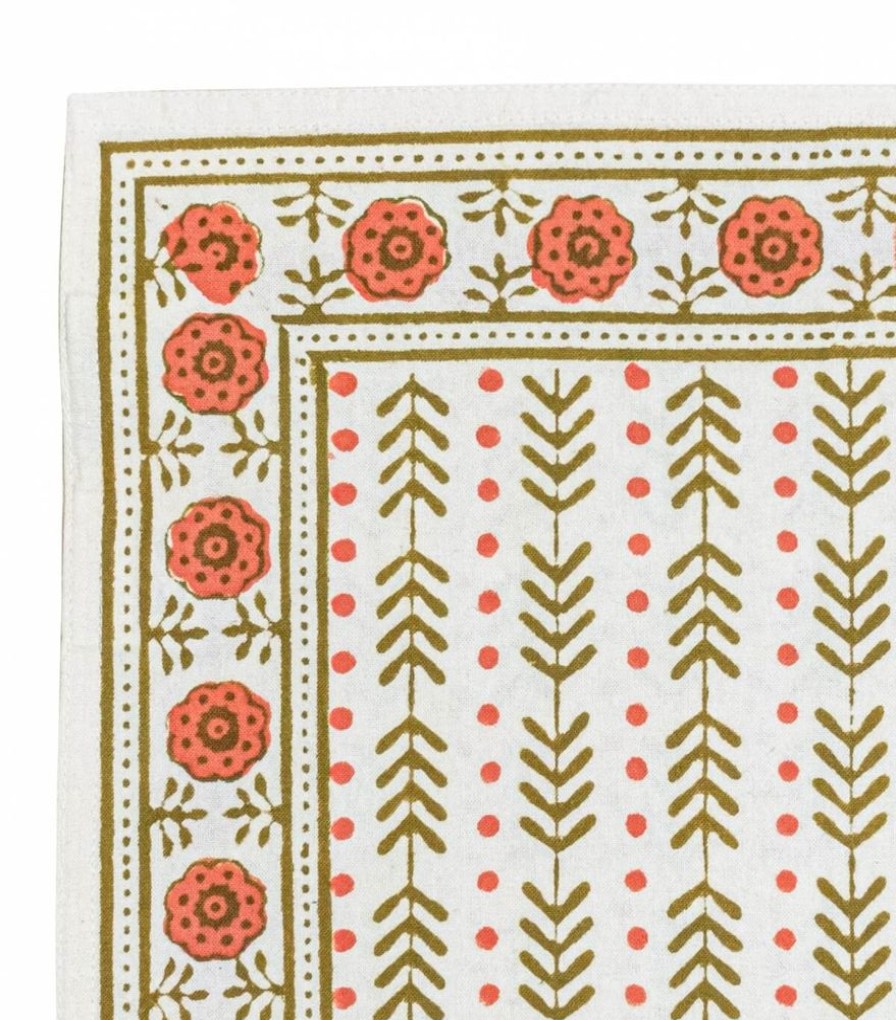Linge De Table Jamini | Nappe 170*250 Thea Olive