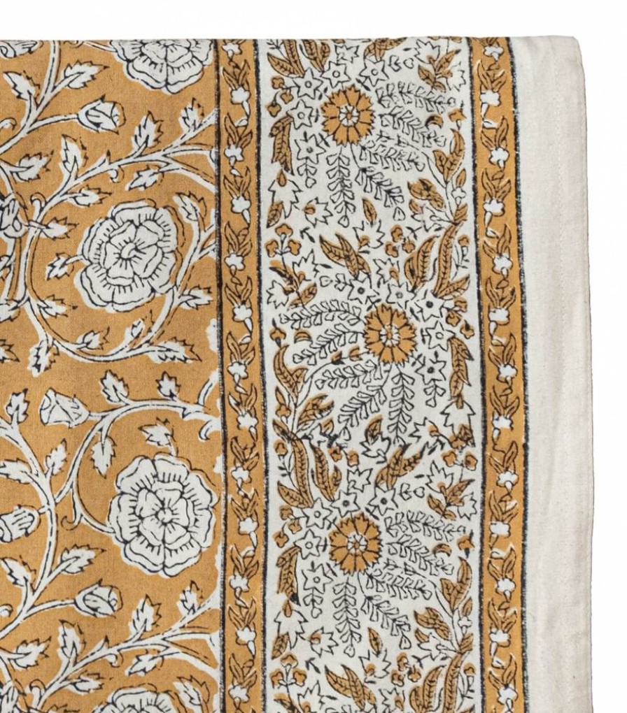 Linge De Table Jamini | Nappe Rectangle Banna Bronze