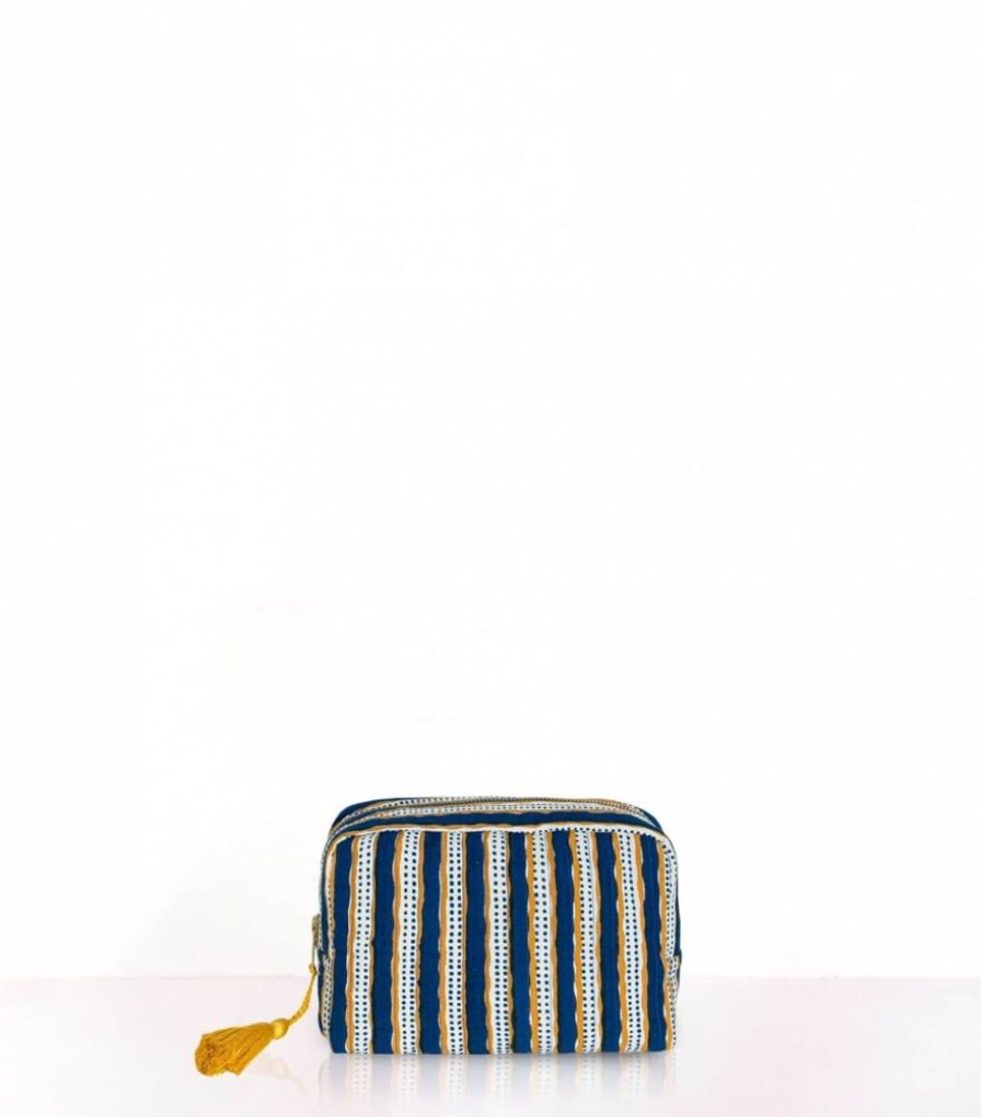 Sacs & Pochettes Jamini | Petite Pochette Indienne Stripe Bronze
