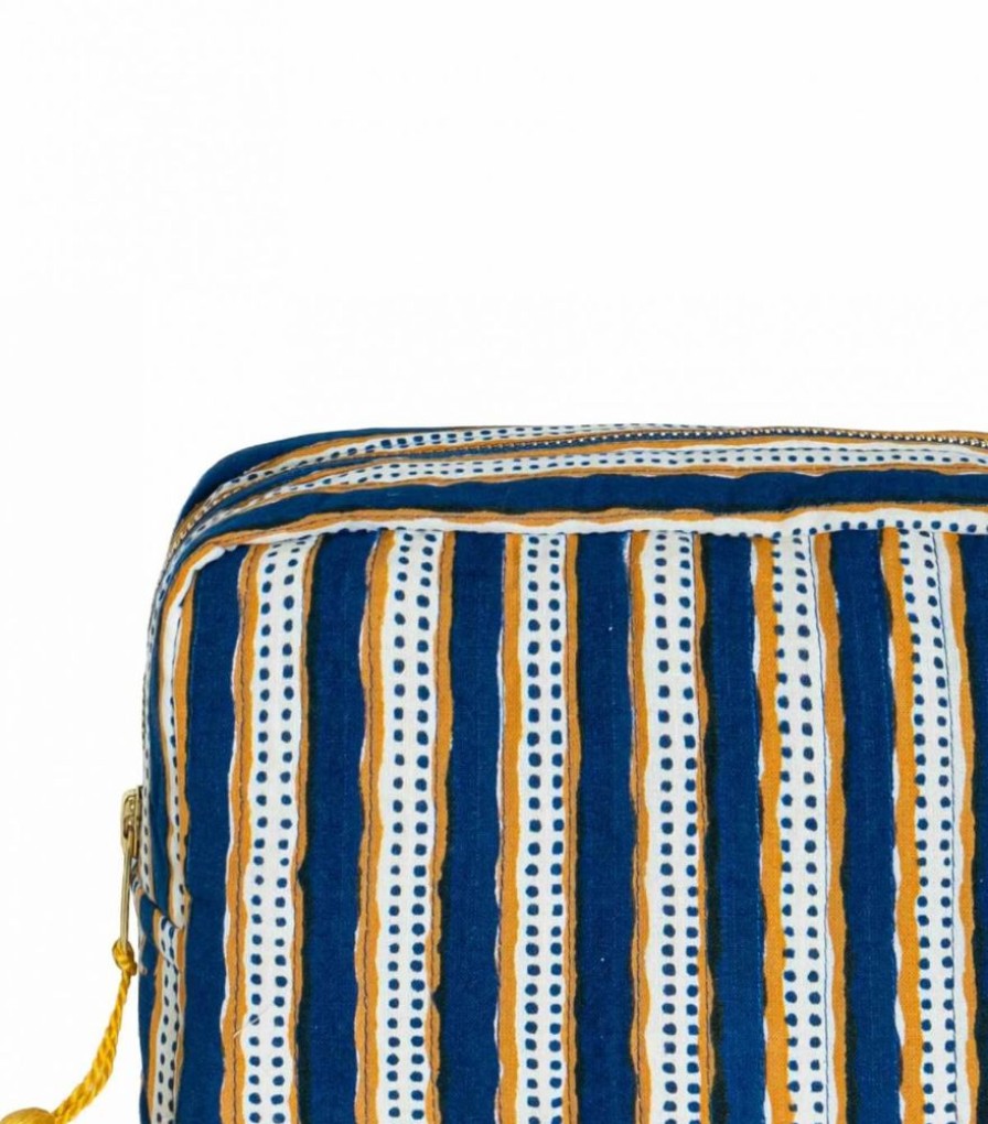 Sacs & Pochettes Jamini | Petite Pochette Indienne Stripe Bronze