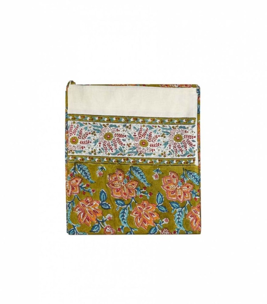 Deco & Linge De Maison Jamini | Rideau Fleuri Rang Kaki
