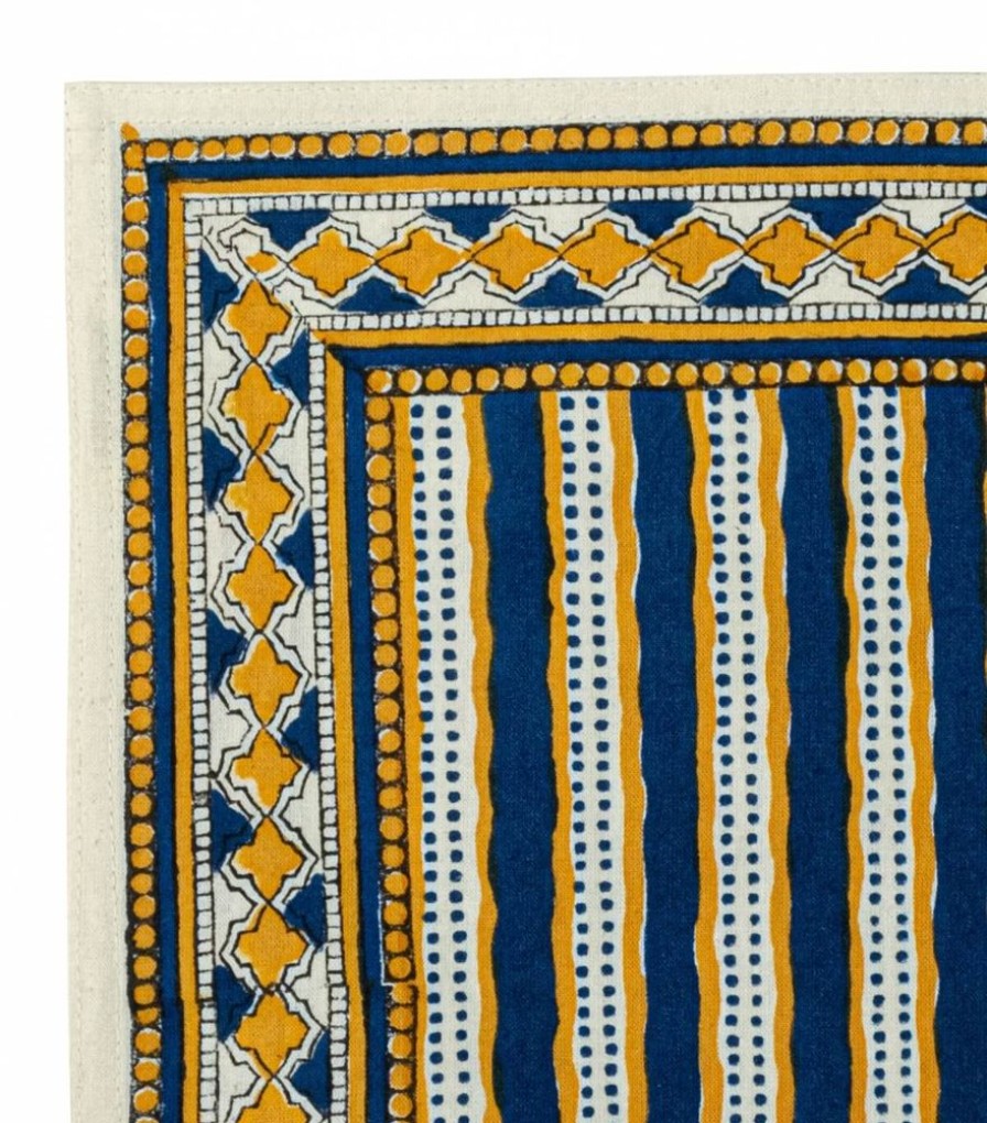 Linge De Table Jamini | Serviette De Table Stripe Bronze