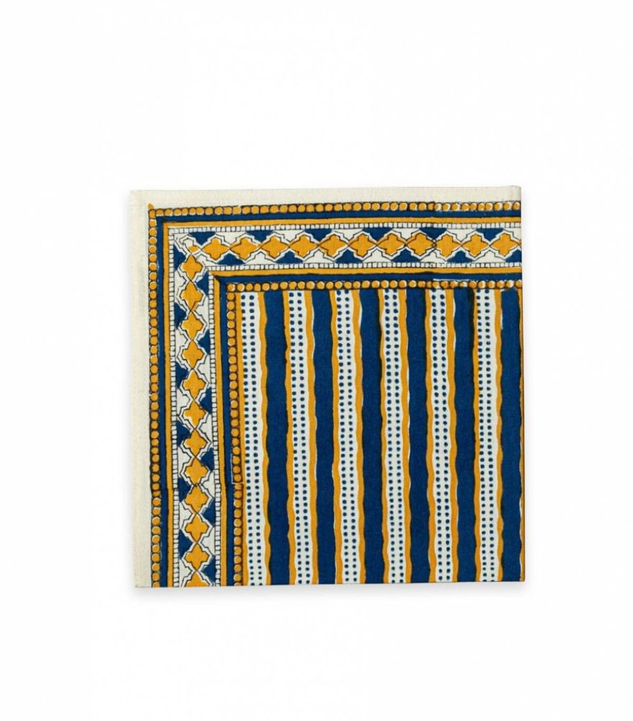 Linge De Table Jamini | Serviette De Table Stripe Bronze
