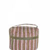 Sacs & Pochettes Jamini | Vanity Stripe Vert Tilleul
