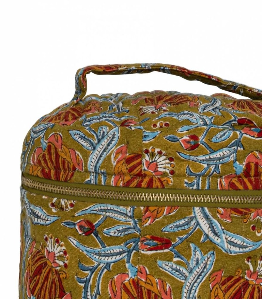 Sacs & Pochettes Jamini | Vanity Case Jaipur Olive
