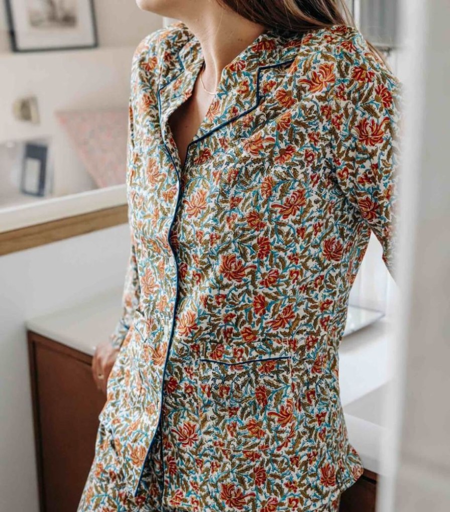 Mode Jamini | Pyjama Imprime Reema Olive
