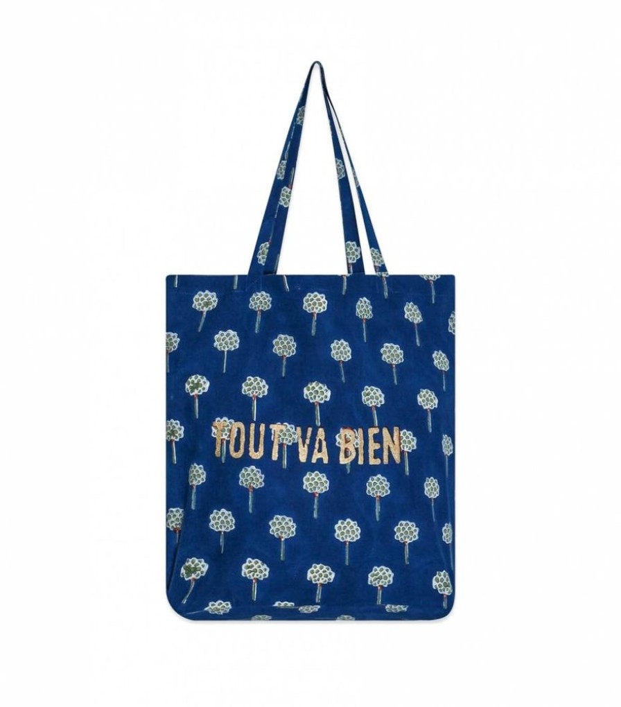 Sacs & Pochettes Jamini | Sac Tote Bag Tvb Rani Bleu Nuit