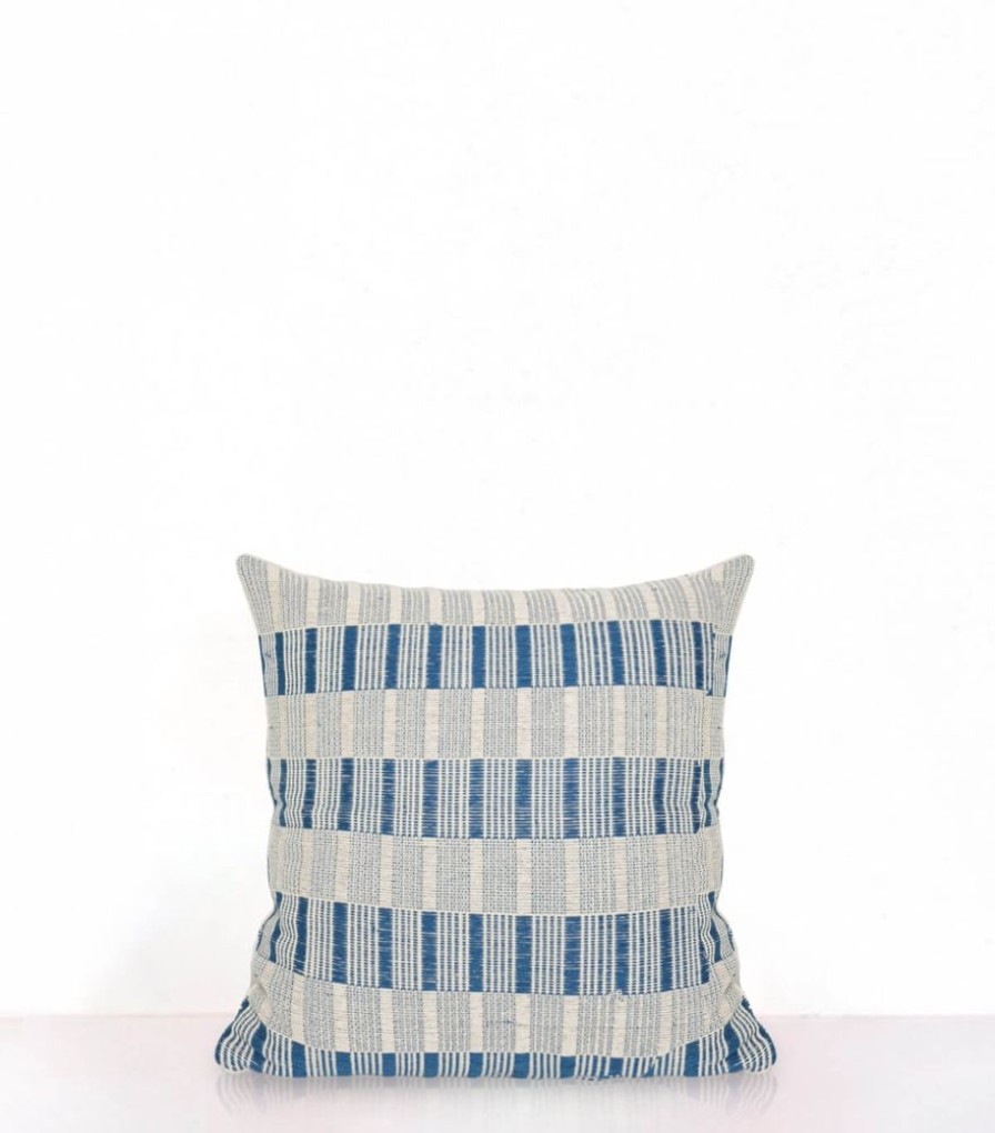 Deco & Linge De Maison Jamini | Housse De Coussin Asom Bleu