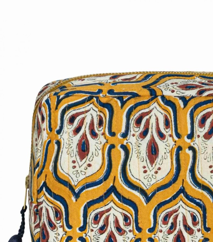 Sacs & Pochettes Jamini | Pochette A Maquillage Pranjal Bronze