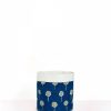 Deco & Linge De Maison Jamini | Cache-Pot Imprime Rani Bleu Nuit