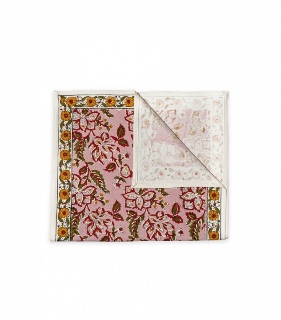 Linge De Table Jamini | Chemin De Table Rang Rose