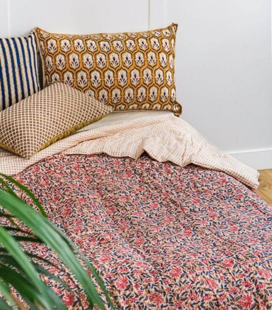 Deco & Linge De Maison Jamini | Edredon En Coton Reema Bronze