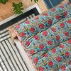 Deco & Linge De Maison Jamini | Matelas D'Assise Jaipur Bleu Clair