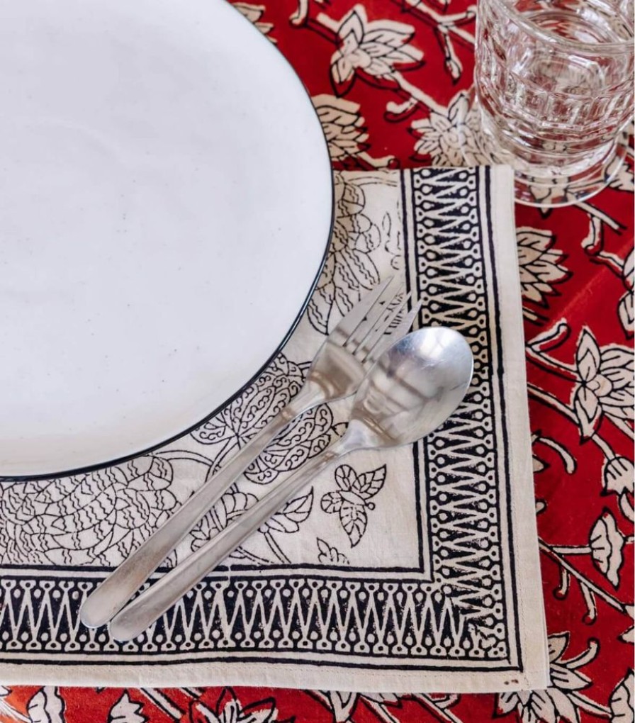 Linge De Table Jamini | Serviette De Table Indi