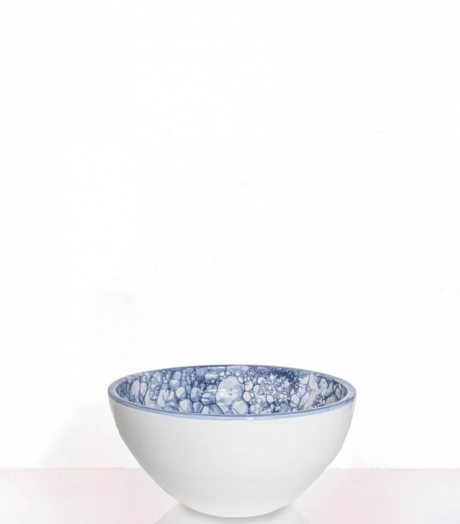 Deco & Linge De Maison Jamini | Saladier Bleu Ceramique