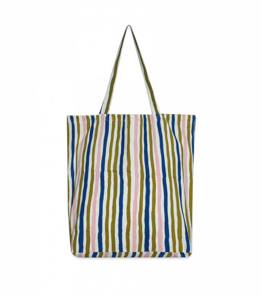 Sacs & Pochettes Jamini | Sac De Marche B Multi Stripe Olive
