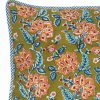 Deco & Linge De Maison Jamini | Housse De Coussin Rectangle Rang Vert Kaki
