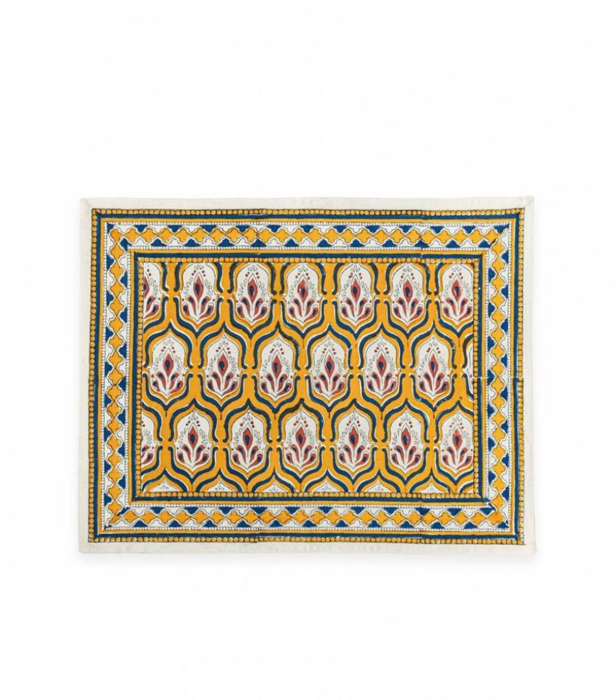 Linge De Table Jamini | Set De Table Pranjal Bronze