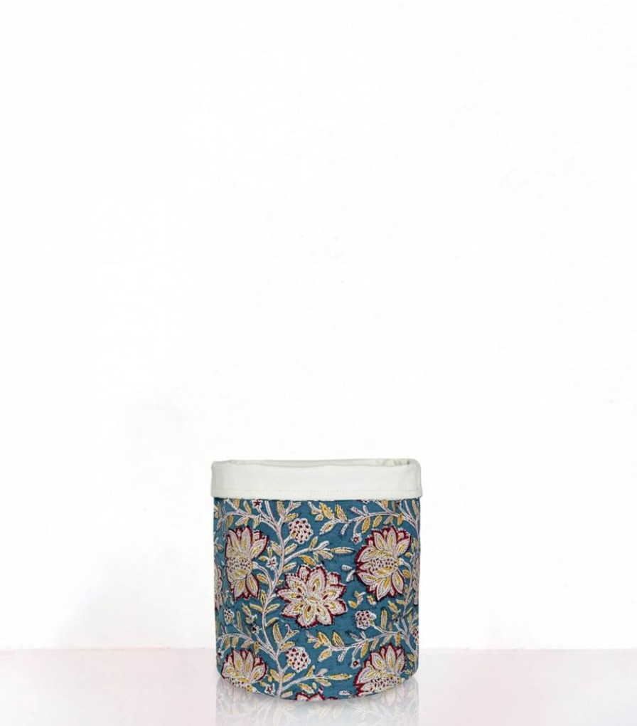 Deco & Linge De Maison Jamini | Cache-Pot Imprime Louise Vert Pin