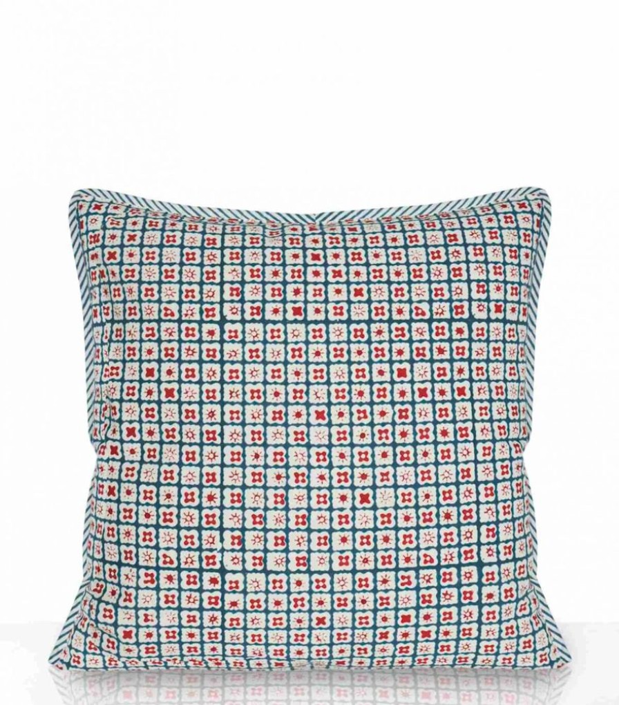 Deco & Linge De Maison Jamini | Taie D'Oreiller Pranjal Vert Pin