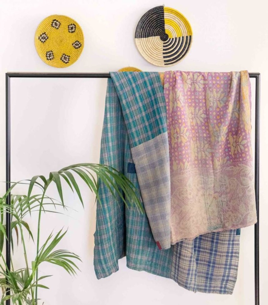 Deco & Linge De Maison Jamini | Plaid Vintage En Kantha