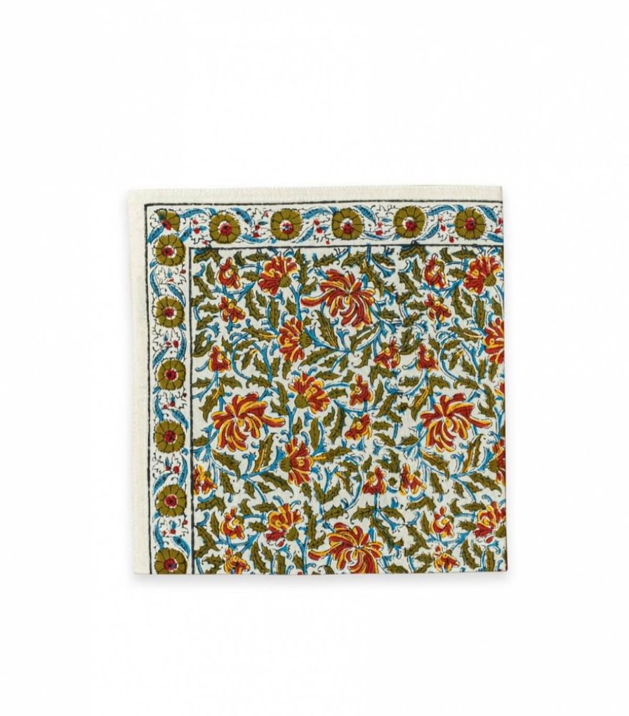 Linge De Table Jamini | Serviette De Table Reema Olive
