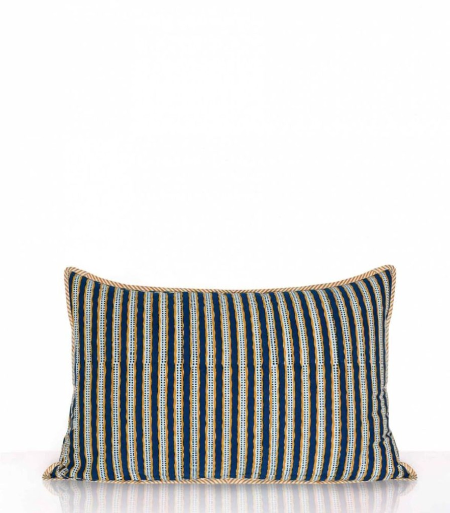 Deco & Linge De Maison Jamini | Housse De Coussin Rectangle Stripe Bronze
