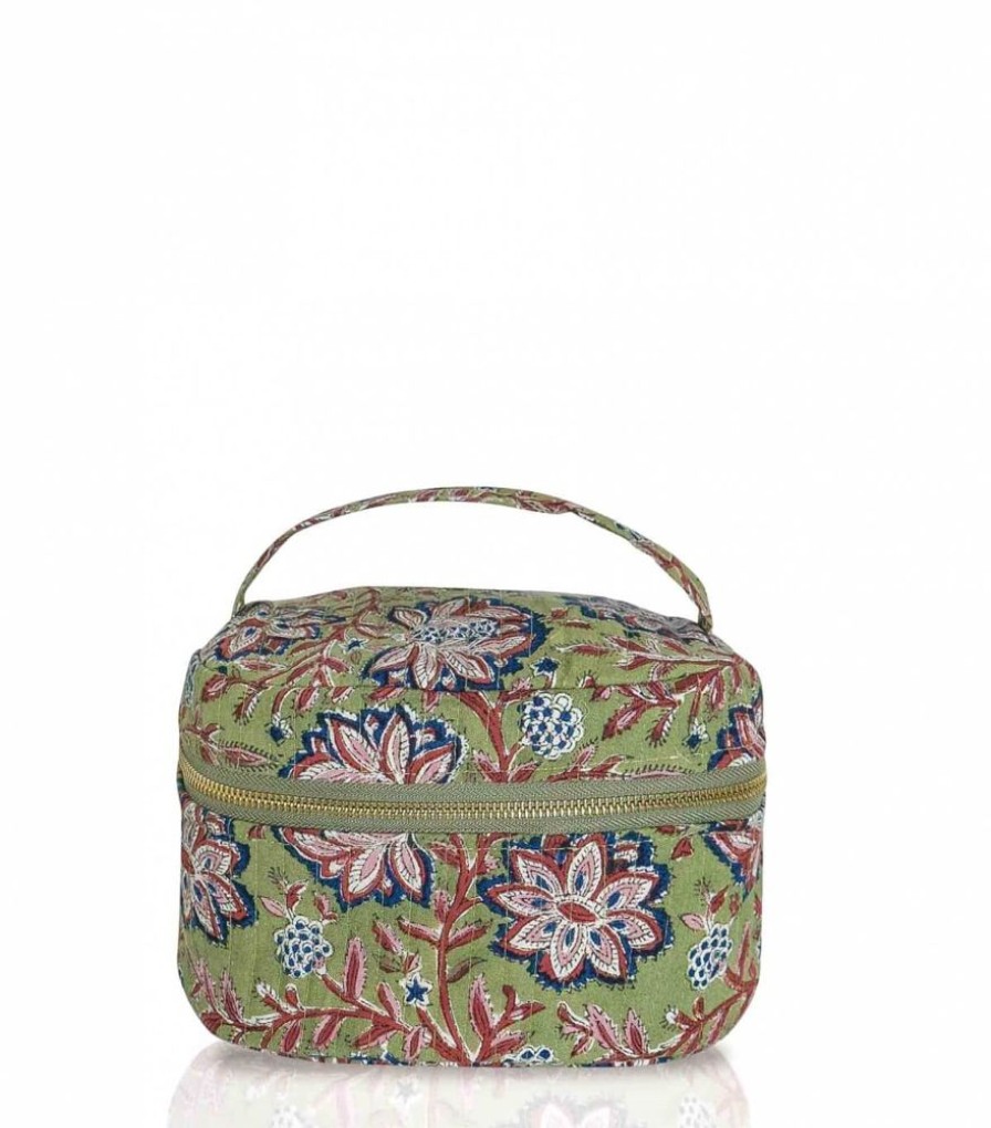 Sacs & Pochettes Jamini | Vanity Louise Vert Tilleul