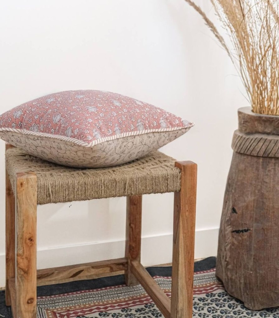 Deco & Linge De Maison Jamini | Tabouret Indien Mira