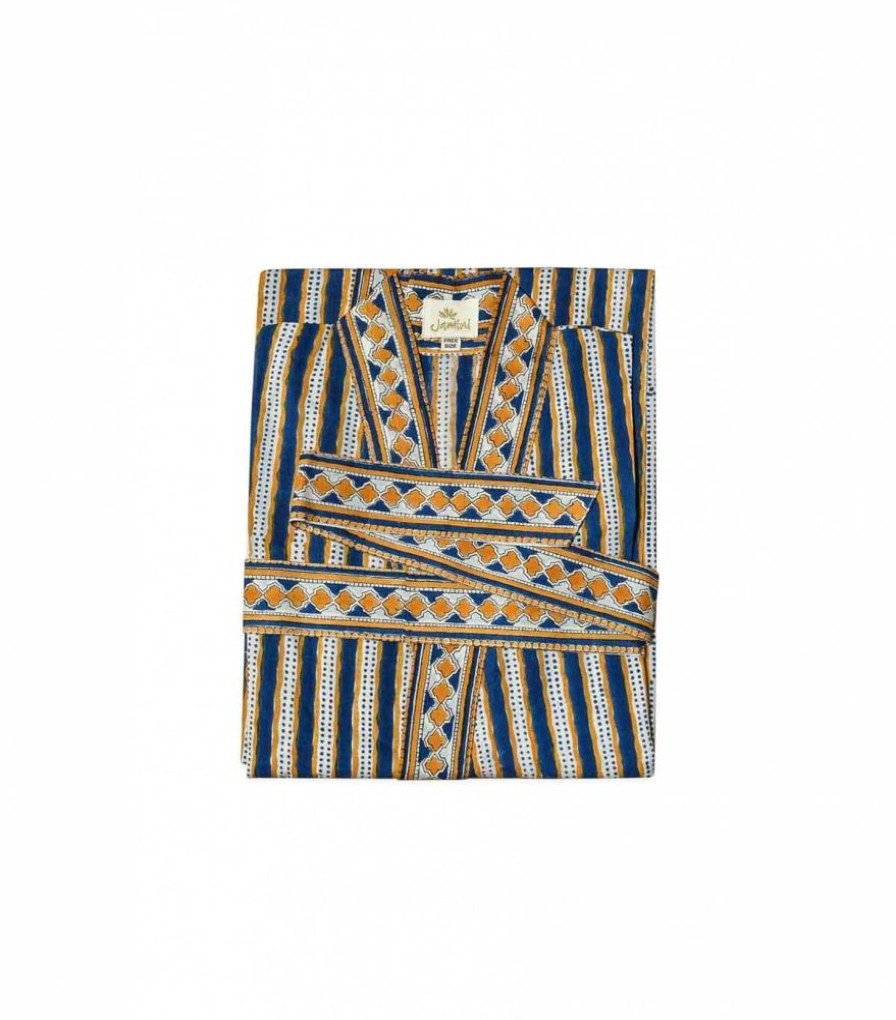 Mode Jamini | Kimono Stripe Bronze