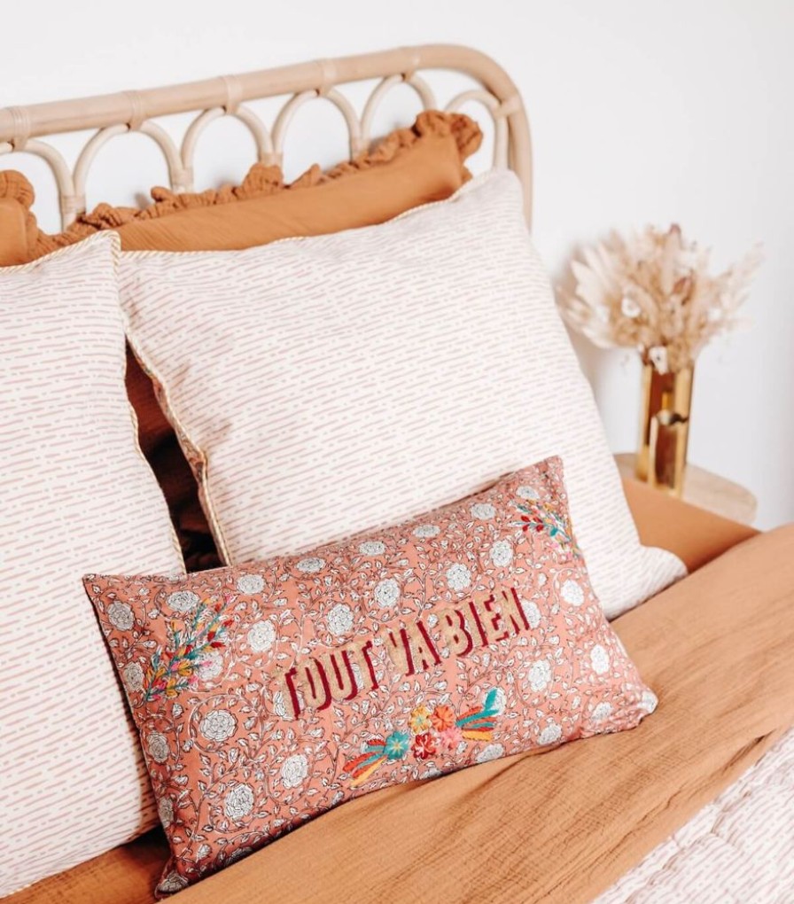 Deco & Linge De Maison Jamini | Housse De Coussin Bana Tvb Terracotta