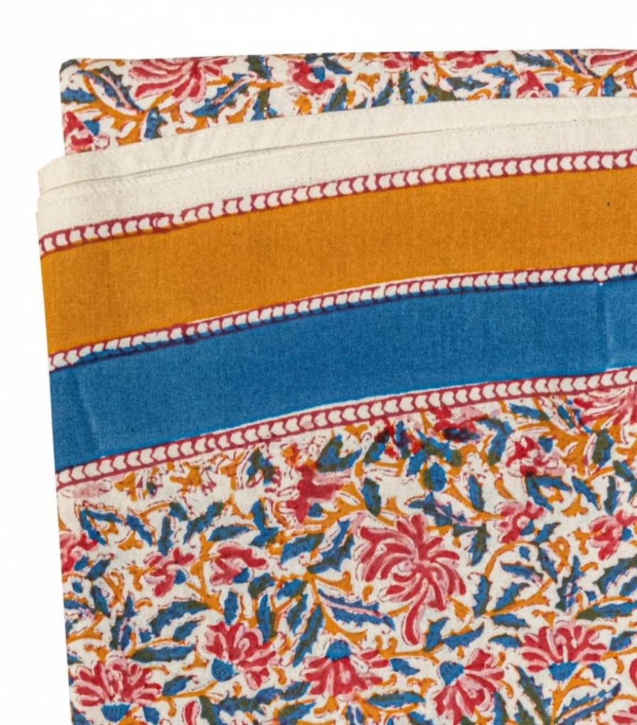Linge De Table Jamini | Nappe Ronde Reema Bronze