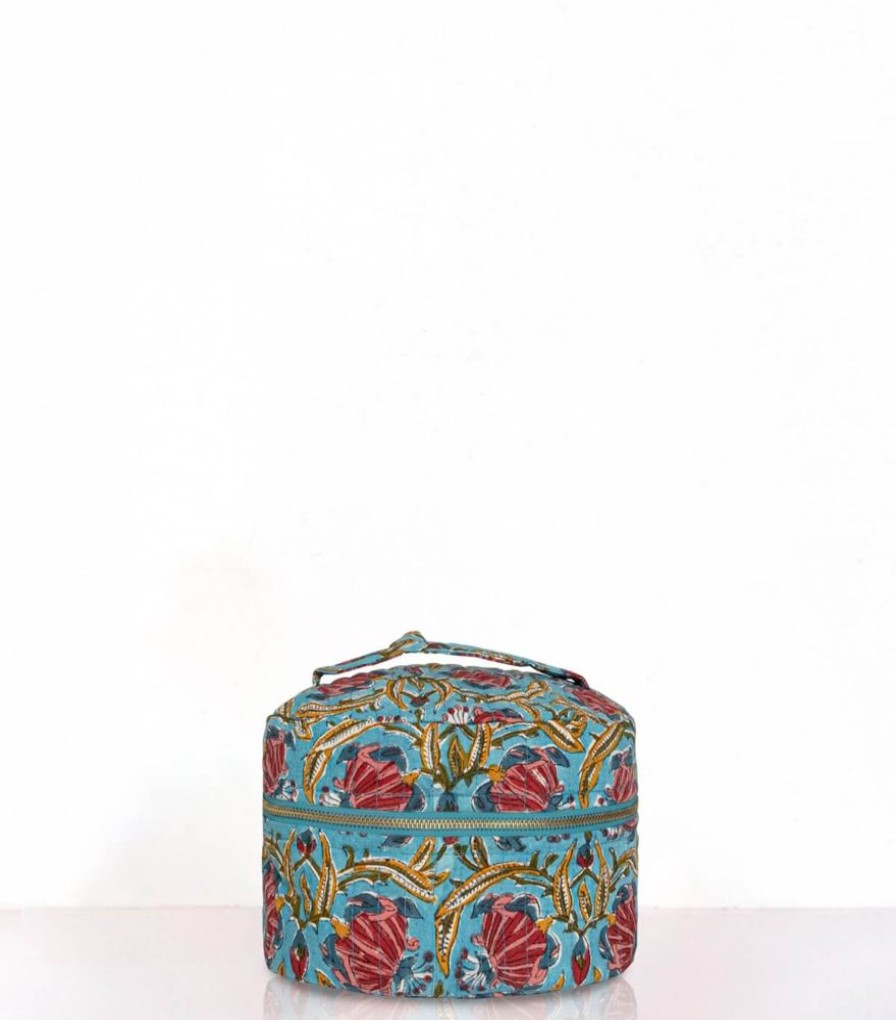 Sacs & Pochettes Jamini | Vanity Jaipur Bleu Clair