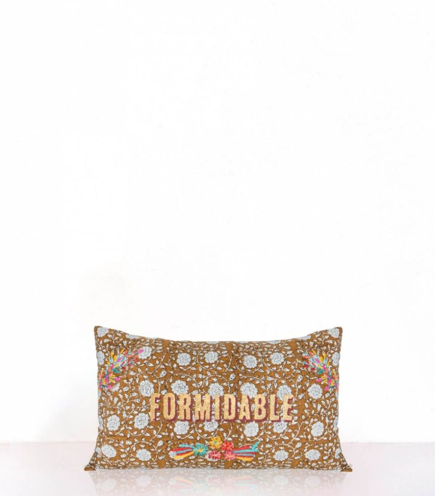 Deco & Linge De Maison Jamini | Housse De Coussin Bana Bronze